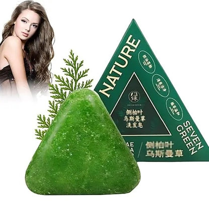Nature Seven™ Green Shampoo Bar – Plant-Based & Nourishing